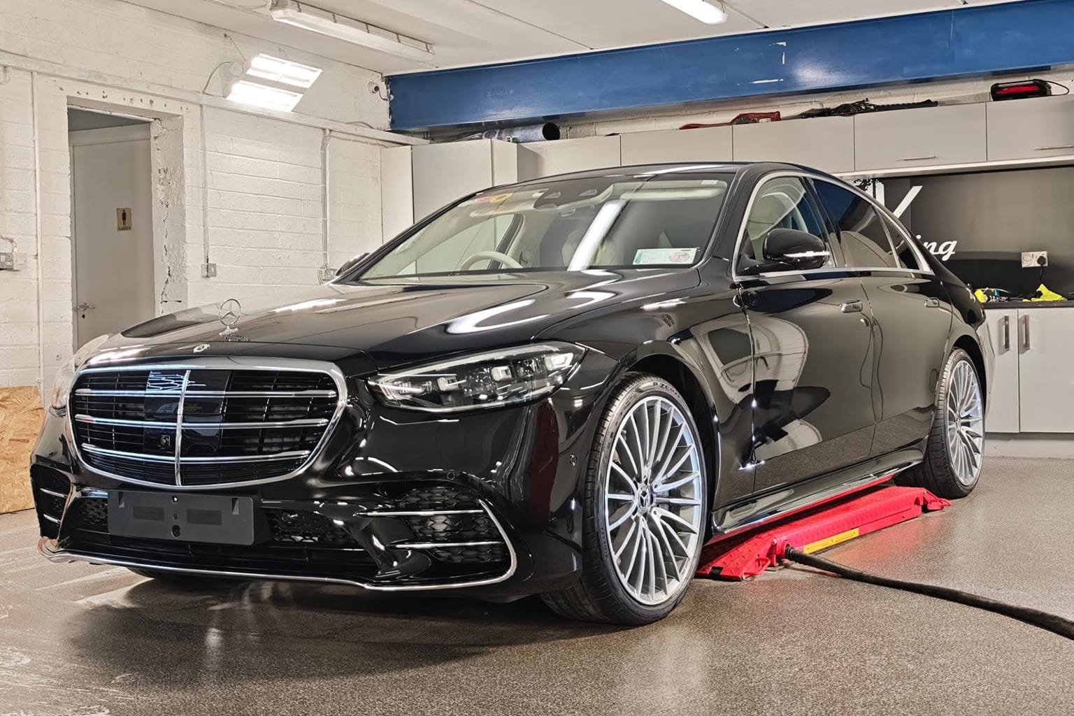 s class mercedes dublin - detailing 2